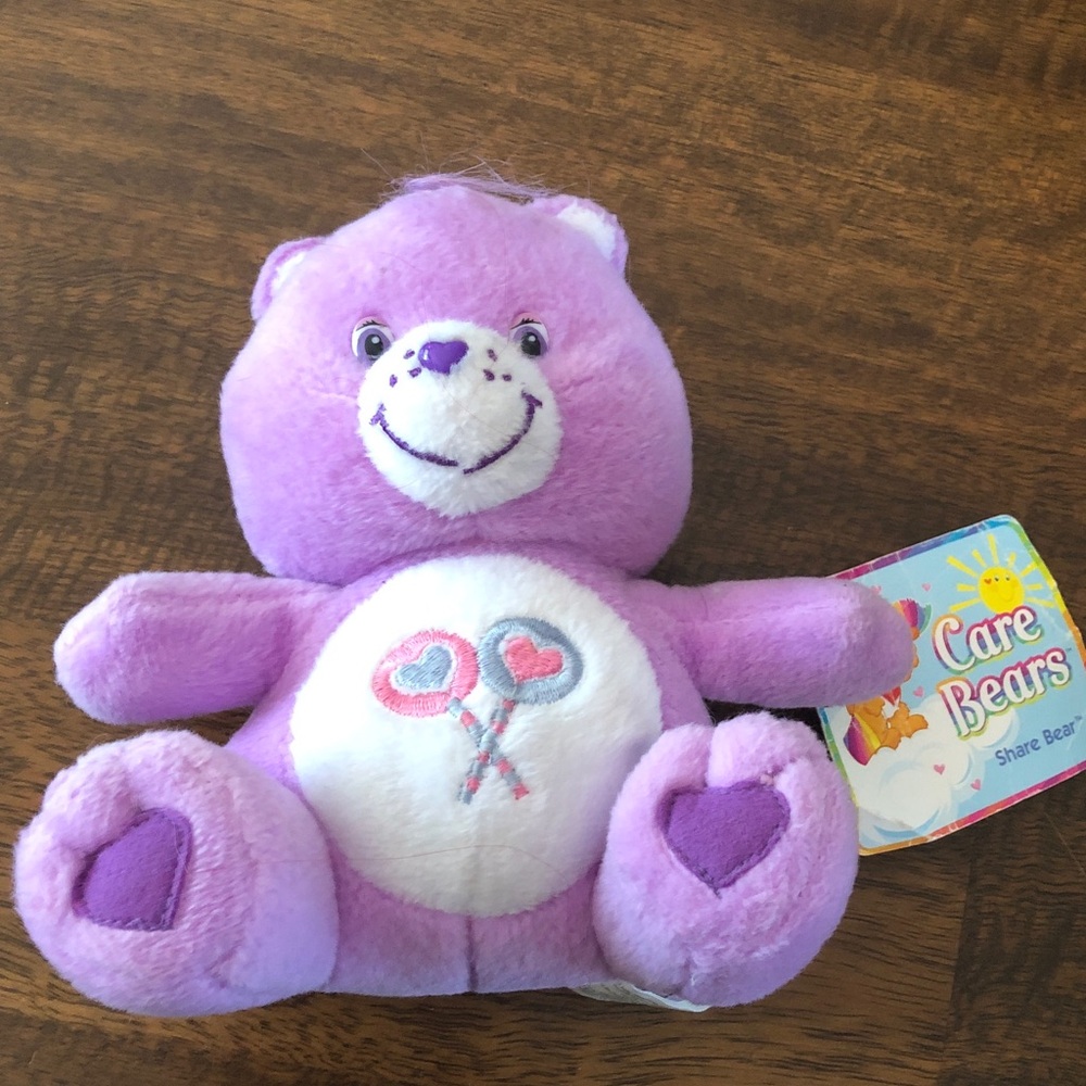 Care Bears Share Bear Plush - Lavender Delight Lollipop